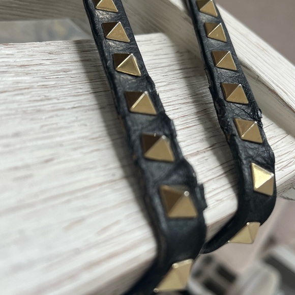 Valentino Garavani - Black Rockstud Tote Bag / Shoulder Bag / Crossbody Bag - Picture 13 of 16